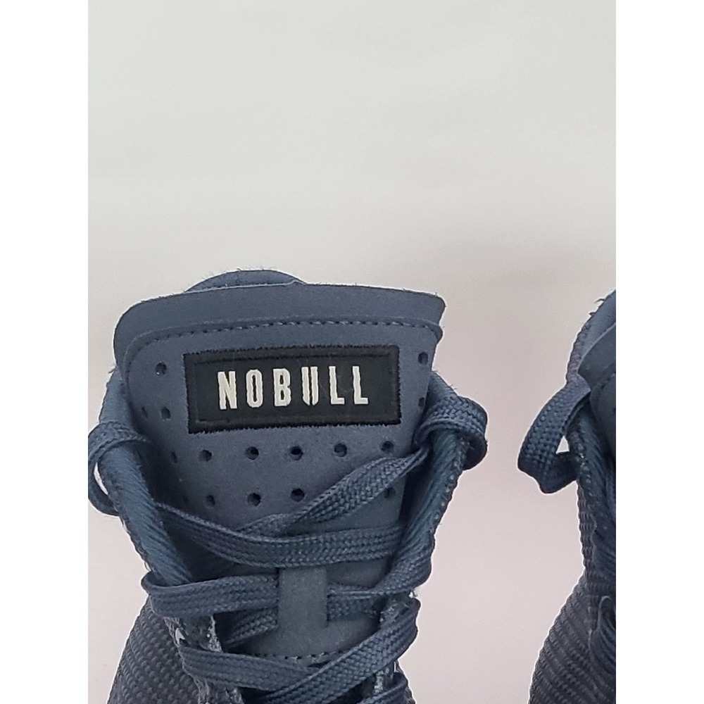 NOBULL Superfabric High Top Crossfit‎ Sneakers Navy Gum Bottoms Men 8 Women 9.5 - Picture 7 of 8